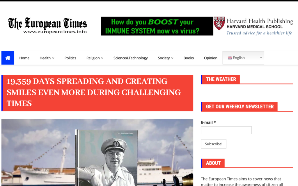 19,359 days spreading and creating smiles even more during challenging times TheEuropeanTimes INFO